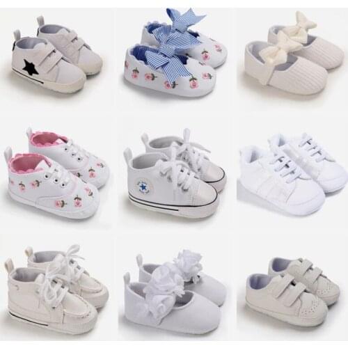 Men And Women Baby Fashion Trainers Leisure Small White Shoes In The Spring And Autumn In 0 to 18 Months, Newborn Baby Shoes