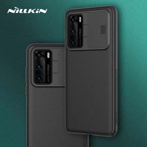 Nillkin for Huawei P40 Pro Case Camshield Back Cover Slide Camera Protection PC Slim Phone Case for Huawei P40/P40 Pro Lens Case
