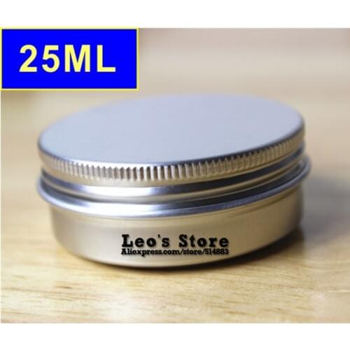 Wholesale 22mmx43mm 50pcs/lot 25ml mat aluminum Jars,cream & cosmetics container,electronic protect,LAJ-11a