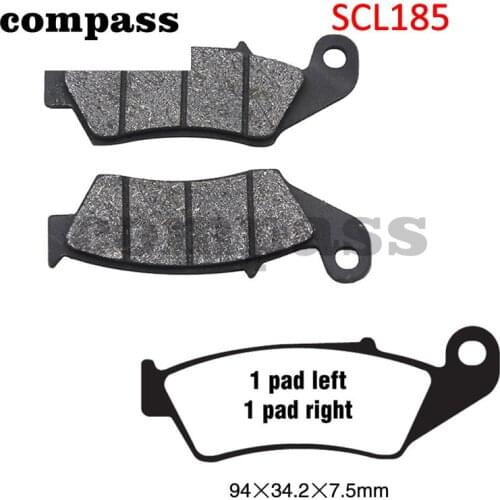 1 pair Motorcycle Front Brake Pads for Yamaha CRF125 230 250 450 YZ125 400 Suzuki RM-Z RMX