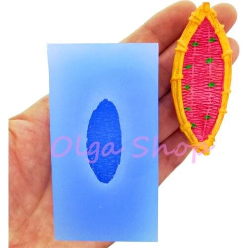 PYL888 60.2mm x 26.4mm Boat Silicone Mold Fondant Cake Decoration Candy Resin Clay Earrings Necklace Craft Soap Candle FOOD SAFE