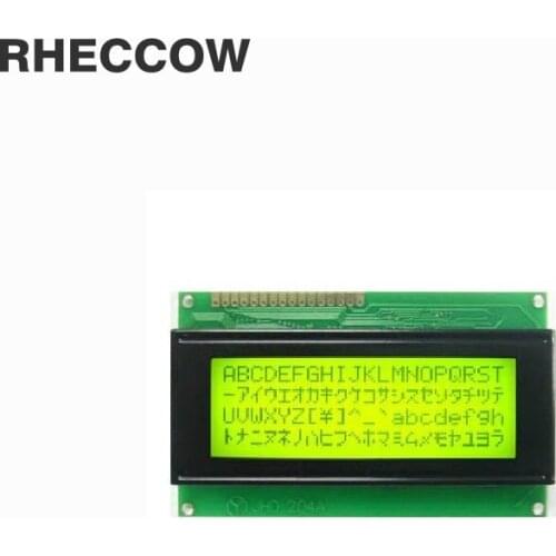 RHECCOW 30pcs/lot 5V Character LCD Module Display LCM 1604 164 16X4 yellow green blacklight black character