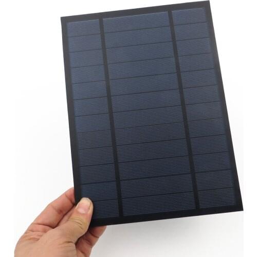6V 1000mA 6Watt 6W Solar Panel Standard Epoxy polycrystalline Silicon DIY Battery Power Charge Module Mini Solar Cell toy