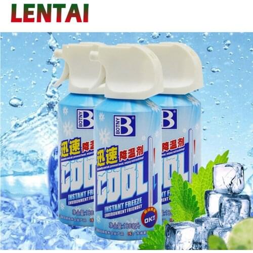 LENTAI For Hyundai solaris i30 tucson 2017 Suzuki swift grand Fiat 500 punto 1Set Car Interior Dry Ice Air Cooling Spray Agent