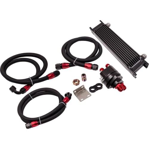 10 An-10An Universal Engine Transmission Aluminum Oil Cooler Trust Type 10Row