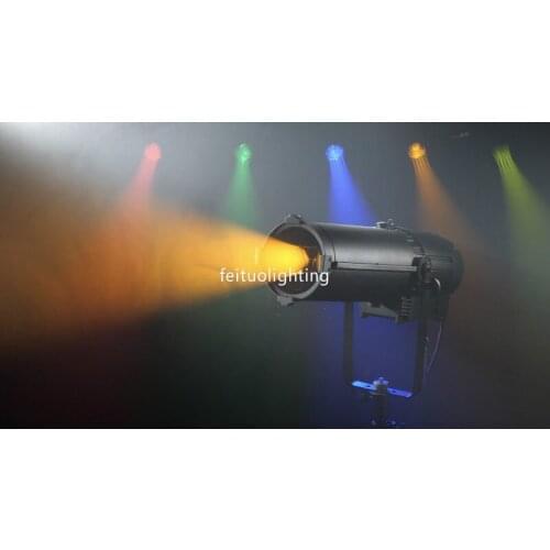 300W RGBAL Waterproof Auto Zoom And Auto Cutting Led Leko Profile Spotlight 15°-30°, 2,700 to 12,000K 10pcs/lot