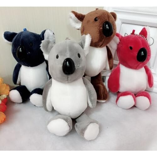 1pc 15cm Simulation Koala Plush Pendant Soft Cartoon Koala Stuffed Animal Doll Keychain Toy Bag Pendant Doll Kids Girls Presents