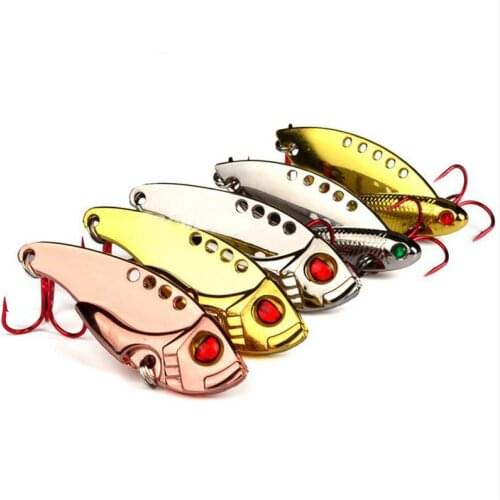 Flying fish Sequin Red Hook Culter Lures bait false Bait Fishing bait 6cm 11g 6# Hook 5 Piece/Pack Free shipping
