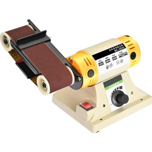 850W Desktop Multi-Function Polishing Sander 350*50mm Electric Belt Sander Woodworking Metal Jade Sanding Grinding Machine 220V