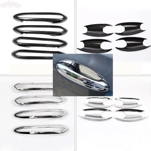 ABS chrome/carbon style For BMW 3series G20 X5 G05 Car Door Handle Decoration Trim Cover Sticker Protection Upgrade Accessories