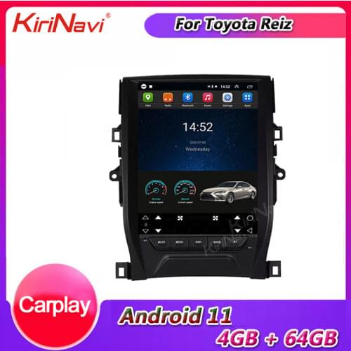 KiriNavi 12.1" Android 9.0 Car Radio Automotivo Head Unit For TOYOTA Reiz MARK X Car Multimedia Player Auto GPS Navigation 2011
