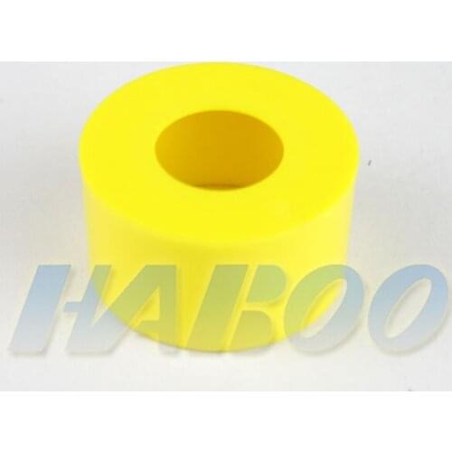 Dia.22mm round switch protection cover yellow color