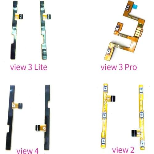 For Wiko View 2 3 4 Pro Lite Power Switch ON OFF Volume Side Key Button Flex Cable