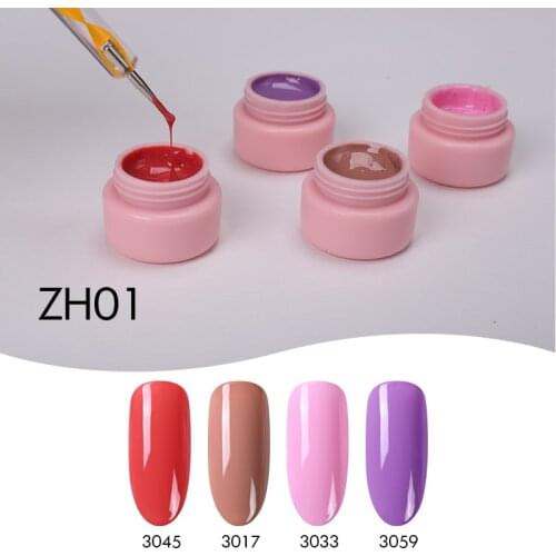 Arte Clavo 5ml Painting gel UV LED long lasting Nail Art DIY Design Nail Gel Polish 72 Colors Varnish Lacquer Gel Paint nails