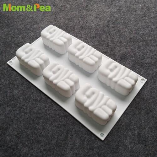 GT16-12 6-cavity LOVE Shaped Silicone Mold Dessert Mousse Mould Cake Decoration Tools