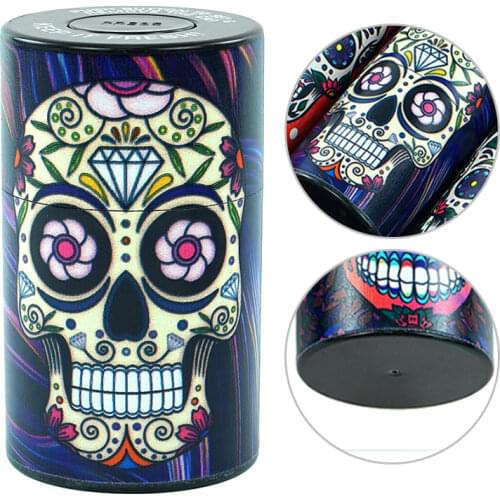 Storage Jar with Lid Plastic Storage Box for Candy Herb Weed Tea Box Special Pattern Container Spice Container Storage Home Use