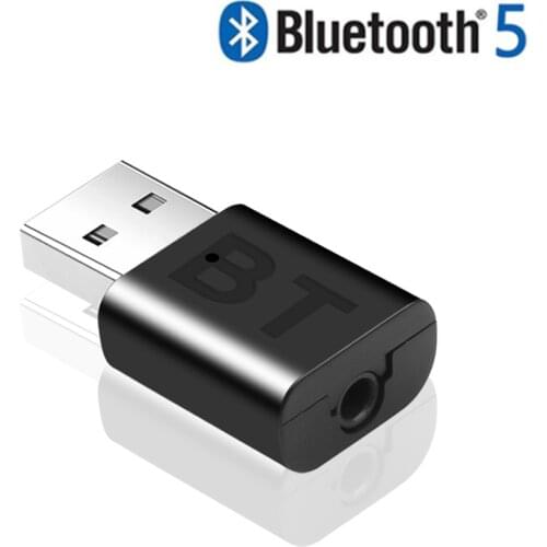 Mini 3.5mm Jack Bluetooth 5.0 Car Kit Wireless Music Audio Receiver Adapter Auto Bluetooth AUX for Car Radio MP3 PC