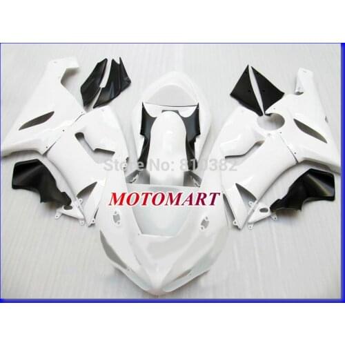 Motorcycle Fairing kit for KAWASAKI Ninja ZX6R 05 06 ZX6R 636 2005 2006 COOL Black white ABS Fairings set +7 gifts SX46