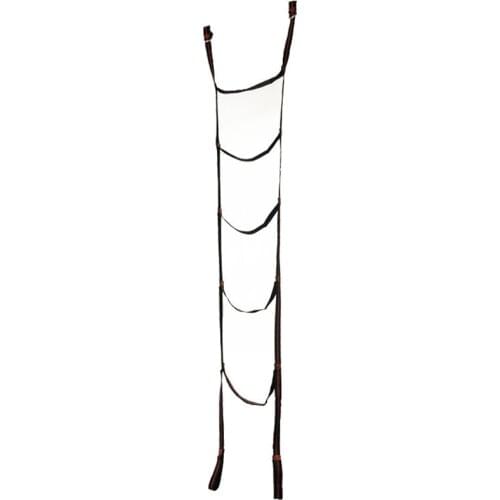 Portable Soft Ladder Suspended Tent Rope Ladder Flat Webbing Training Fire Rescue Climbing Escape Tool