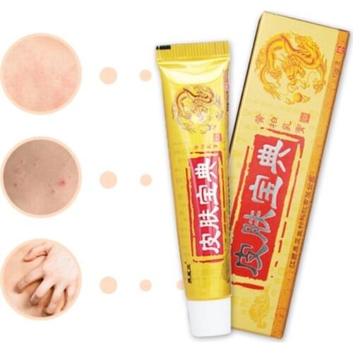 Dropshipping YIGANERJING Skin Psoriasis Cream Dermatitis Eczematoid Eczema Ointment Treatment Psoriasis Cream Skin Care With Box