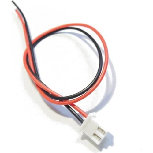 XH electronic wire with a single plastic plug the other tin 26 # XH2.54-2P pitch 2.54MM long 10CM cable