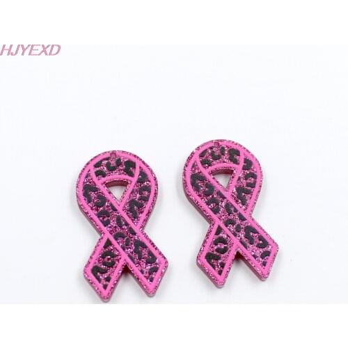 10pcs) AC1878-Acrylic Aids For Earrings Party DIY Glitter UV Rainbow Heart Jewelry Accessories