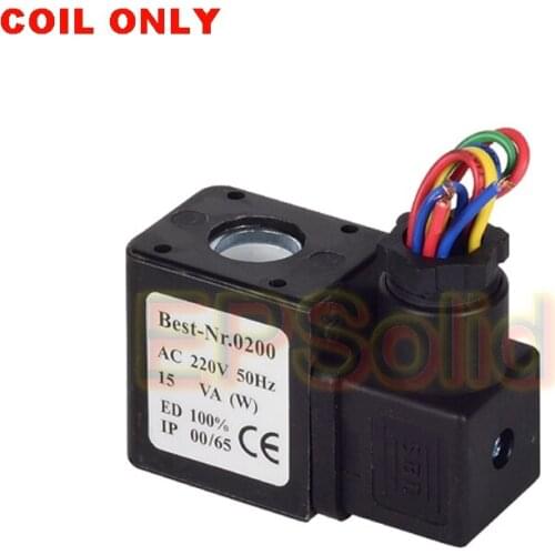 Free Shipping Single Coil for Normally Open Stainless Steel Valve VX2120-08-SS-NO 0200 Coil