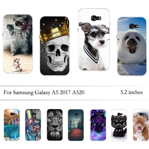 Case Funda For Samsung Galaxy A5 2017 Case Cover Soft Silicone TPU For Samsung A5 2017 A520F Bumper Phone Back Cover Cases Shell