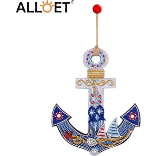 DIY 5D Hanging Rhinestone Drill Home Door Pendant Resin Painting Kit Drawing Home Door Crystal Art Craft Decor Christmas Gifts