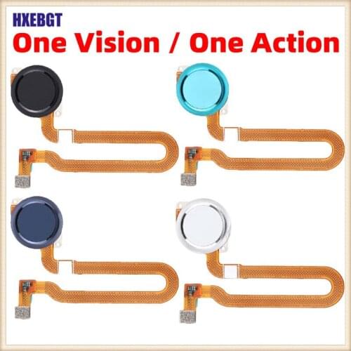 For Motorola Moto One Vision, One Action Home Button FingerPrint Touch ID Sensor Flex Cable Smartphone Replacement Parts