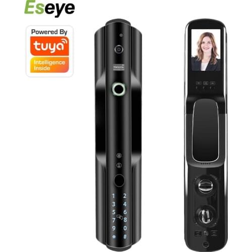 Eseye Wifi Electronic Smart Door Lock With Tuya App, Security Biometric Fingerprint Lock Password