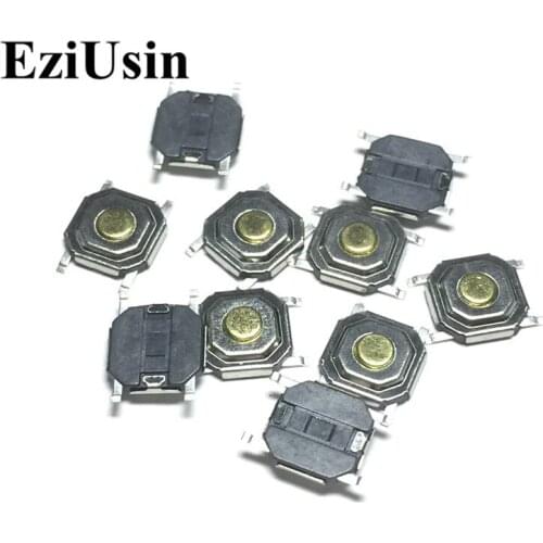 EziUsin 100pcs 4*4*1.5 Copper Waterproof LCD Monitor Keyboard Touch Button Car Remote Control Key Switch Tablette PCB