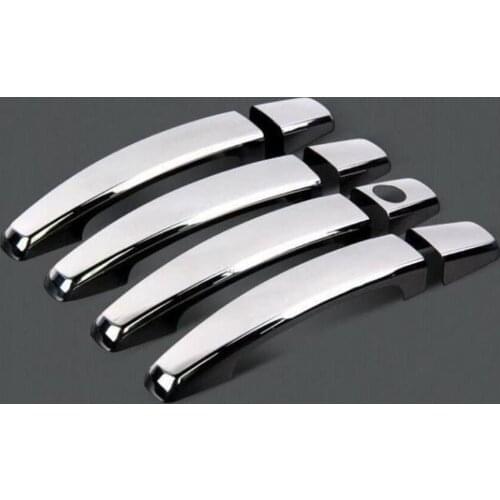 For 2011 2012 2013 2014 2015 Chevrolet AVEO Cruze Chrome Car Door Handle Cover accessories color Silver