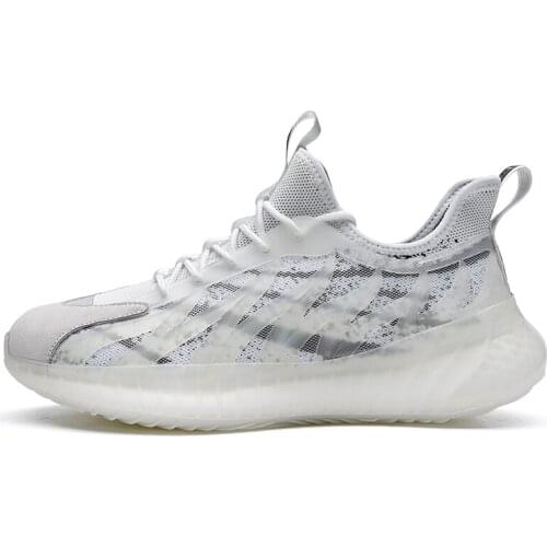 2021 Summer Fashion Mens Mesh Breathable Sneakers, Multi-material Connection, Lightweight And Comfortable Running Shoes