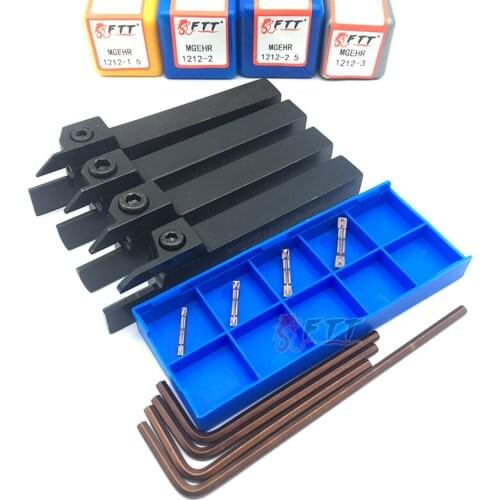 MGEHR1212-1.5 MGEHR1212-2 MGEHR1212-2.5 MGEHR1212-3 MGMN150 MGMN200 MGMN250 MGMN300 YC1125 External Grooving Tool Holder Parting Plate High quality Carbide Inserts