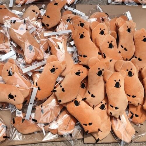 1 Pcs Cute cartoon kavai animal koala soft plush pencil bag student girl portable storage bag gift bag stationery bag