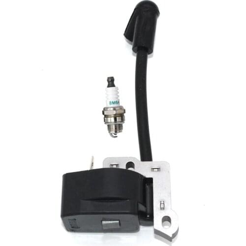 Ignition Module with Spark Plug BM6A for Homelite Ryobi Trimmer Brushcutter Hedgetrimmer Pruner Edger Blower 850108001 850108002