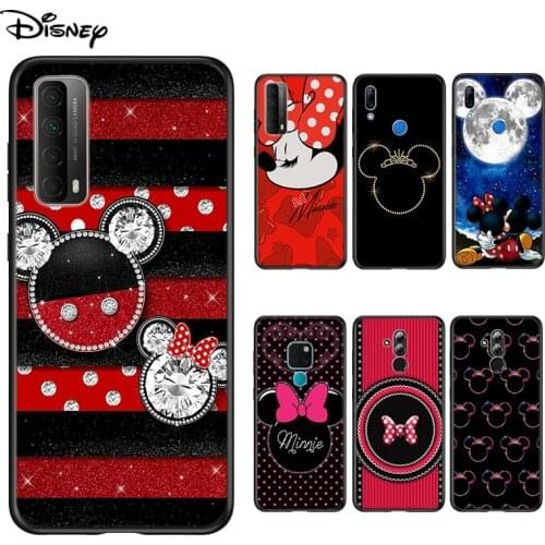 Soft Cover Disney Minnie Bow For Huawei P Smart 2021 2020 Z S Mate 40 RS 30 20 20X 10 Pro Plus Lite 2019 Phone Case