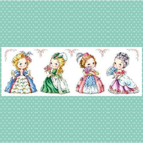 G95 Stich Cross Stitch Kits Craft Packages Cotton Fabric Floss Counted New Designs Needlework Embroidery Cross-Stitching
