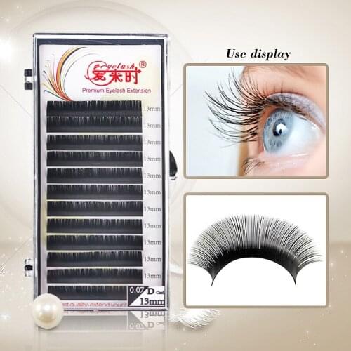 NEWCOME Eyelash Extension 0.03-0.25mm Thickness Individual Eyelash Extension 100%Handmade Eyelashes for Makeup