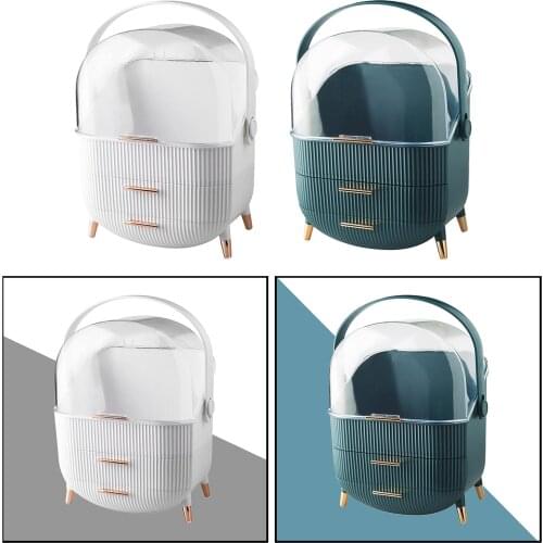 Portable Makeup Storage Case Multifunction Travel Clear Makeup Oragnizer Stand Cases Organizers Large Cosmetics Boxes Bag