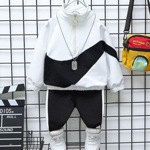 Casual Spring Autumn Baby Boys Set Kids Coat +Pants Sport Tracksuit Teenage Children Clothing Suit High Quality