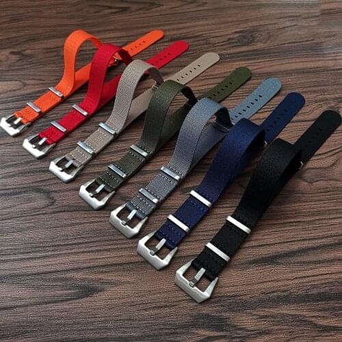 20mm 22mm Heavy Duty Nylon NATO Watchband Strap Zulu Watch Band Men Replacement Wrist Bracelet Watch Accessories