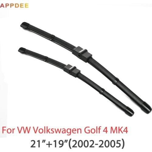Wiper blades for Volkswagen Golf Mk4 Hatchback ( 2002-2003) / Estate (2002-2006) 21"+19"A fit side pin wiper arms only, not hook