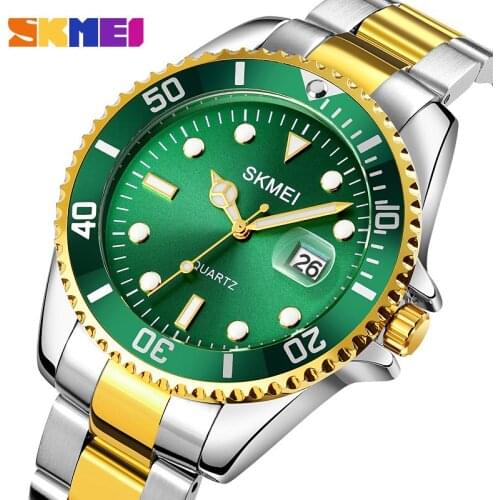 SKMEI Watch for Men Luxury Wrist Watches Mens 2021 Top Brand Quartz Wristwatch Calendar Chronograph Relogio Masculino