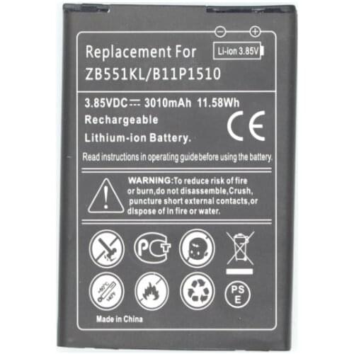 ITopZea 1x3010mAh / 11.58Wh B11P1510 /C11P1510 Replacement Li-ion Battery For ASUS ZenFone Go TV ZB551KL X013DB
