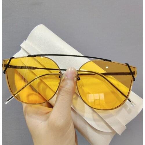 2021 Vintage Cat Eye Sunglasses Women/Men New Sun Glasses High Quality Brand Designer Sunglass Lentes De Sol Hombre/mujer UV400
