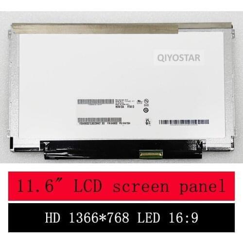 11.6" Slim LED matrix For Lenovo thinkpad X131E E145 X130E X121E E130 E135 E125 laptop lcd screen panel Display Replacement