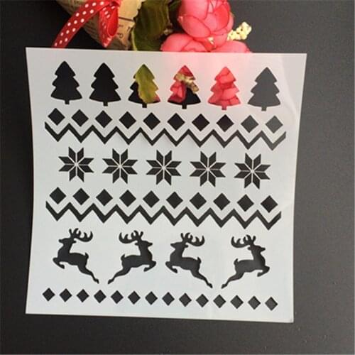 Rose Stencil Bakeware Baking Fondant Stencils for DIY Scrapbooking/photo album Decorative Embossing DIY Paper Cards Crafts