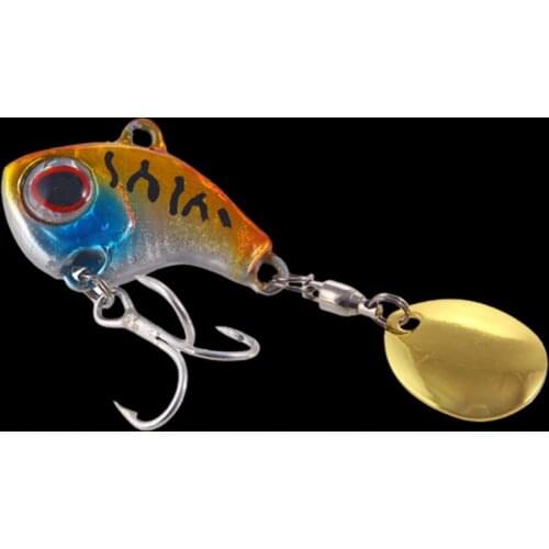 WALK FISH 1PCS Rotating Metal VIB vibration Bait 9g 13g 16g 22g Spinner Spoon Fishing Lures Jigs Trout Winter Fishing Hard Baits